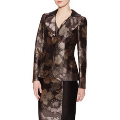 Metallic Floral Jacket