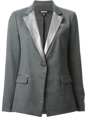 Metallic Lapel Blazer