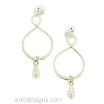 Mini Sterling Silver Dangle Earrings