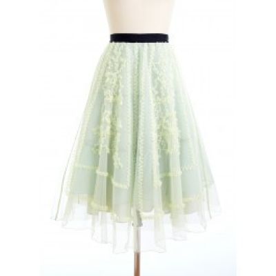Mint Meltaway Tulle Skirt