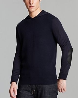 Mixed Gauge Pullover Hoodie