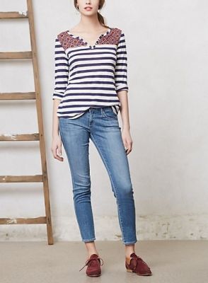 Mixed Print Henley