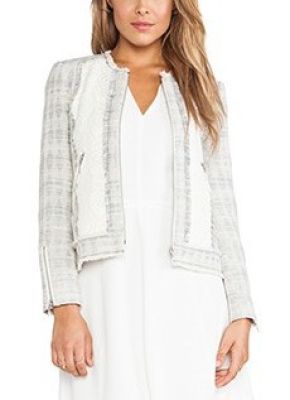 Mixed Tweed & Lace Jacket