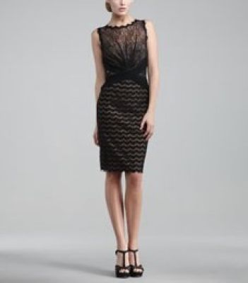 Mixed-Lace Dress