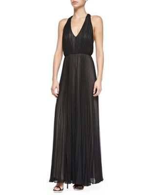 Morris Pleated T-Back Jumpsuit