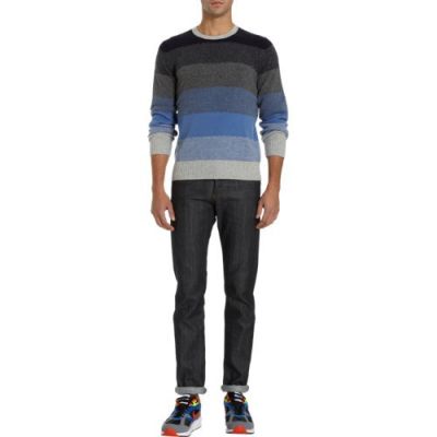 Multi Stripe Knit Sweater