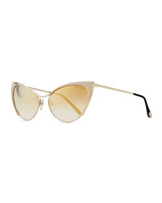 Nastasya Metal Cat-Eye Sunglasses