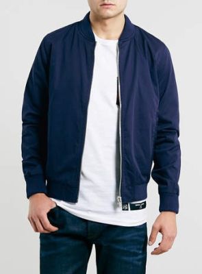 Navy Bomber Jacket