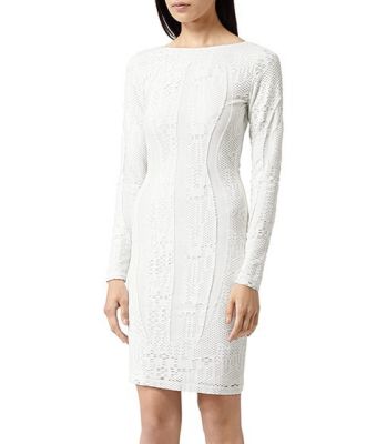 Neo White Lace Bodycon Dress