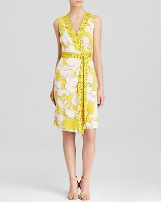 New Yahzi Silk Wrap Dress
