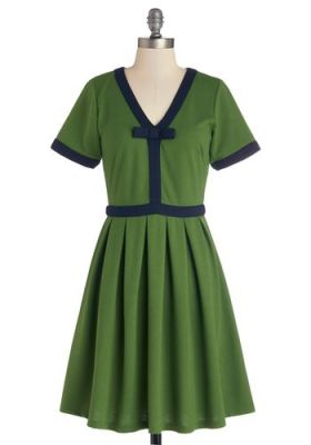 Night Brunch Dress in Fern