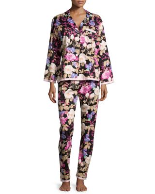 Noir Closet Romantic Floral-Print Pajama Set