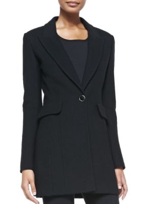Nouveau Boucle Peaked-Lapel Jacket