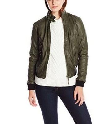 Olive Leather Jacket