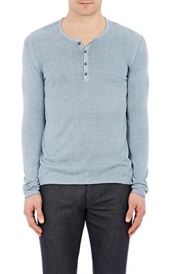 Overdyed Henley Sweater