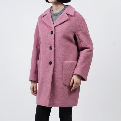 Oversized fine wool coat