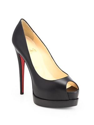Palais Royal Leather Platform Pumps