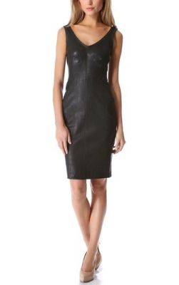 Parker Leather Dress