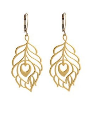Peacock Feather Earrings