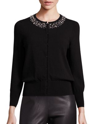 Pearl Trim Cardigan