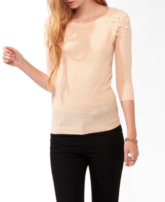 Pearlescent Sleeve Sweater