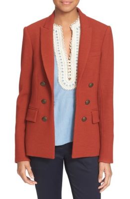 'Peninsula' Faux Double Breasted Blazer