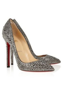 Pigalle 120 Crystal-Embellished Suede Pumps