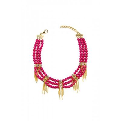 Pink Riverstone Necklace