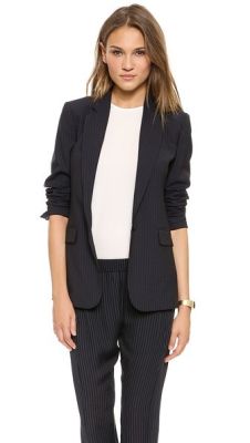 Pinstripe Suit Hiram Blazer
