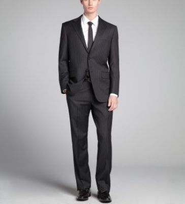 pinstripe suit