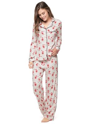 Piped Pajama Set