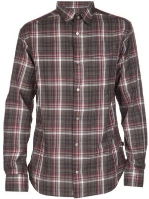 Plaid Button-Down Shirt