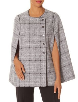 Plaid Cape
