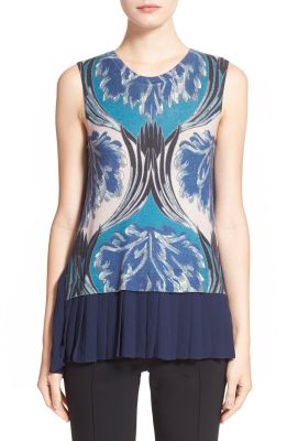 Pleated Back Knit Top