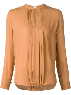 pleated blouse