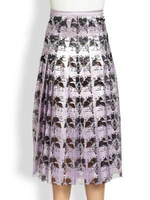 Pleated Carnation Skirt