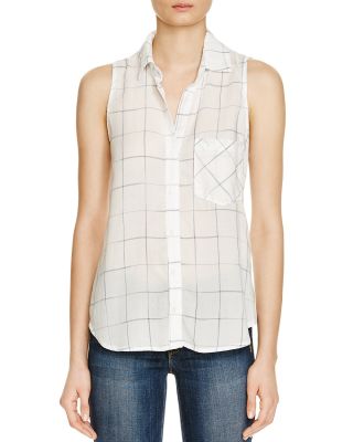 Pocket Button-Down Windowpane Shirt