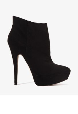 Pointed Platform Booties
