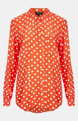 Polka Dot Dolman Shirt