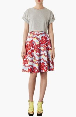 'Portobello Calf' Skater Skirt