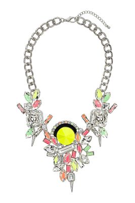 Premium Silver Look Neon Necklace