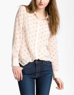 Print Chiffon Shirt