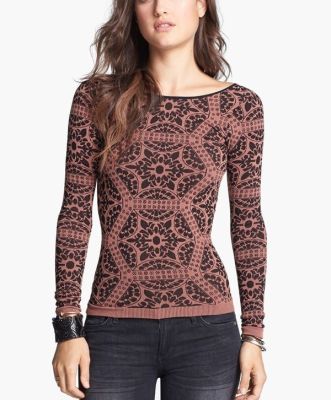 Print Scoop Back Top
