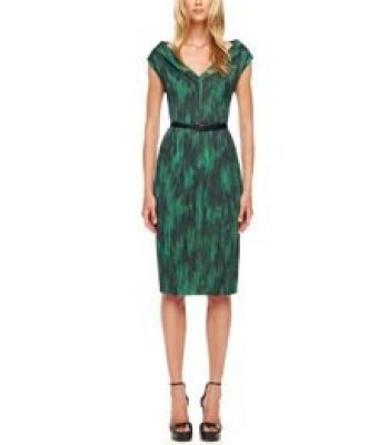 Printed Cady Dress