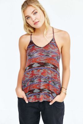 Printed Lina Racerback Tank Top