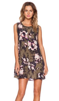 Printed Mini Dress