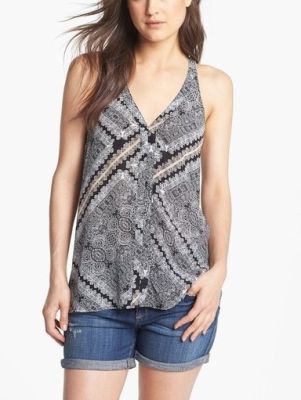 Printed Racerback Tank