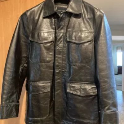 Banana Republic - 70s Style Retro Leather Jacket