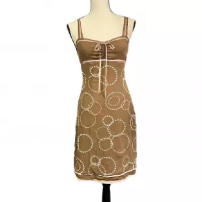 BCBGMaxazria - Silk Ribbon Embroidered Floral Dress