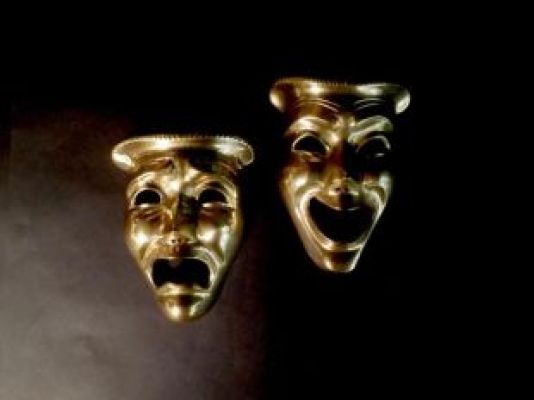 Dave Archer - Old Classic Comedy Tragedy Theater Masks